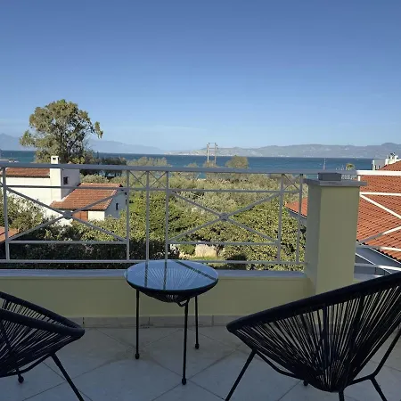 Villa Luxury Seaview 3bdr Maisonette-100m To Kokkónion
