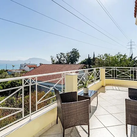 Villa Luxury Seaview 3bdr Maisonette-100m To Kokkónion